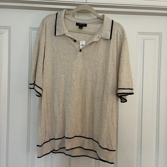 Silk Linen Lightweight Polo - Picture 1 of 2